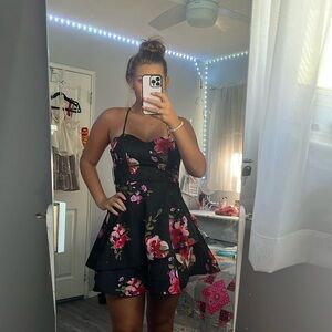 Beautiful flowy floral short dress